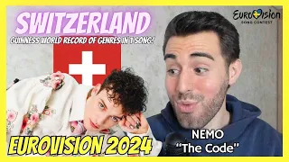 SPANISH REACTS 🇨🇭 NEMO "THE CODE" | SWITZERLAND EUROVISION 2024 | Live Reaction and Review!