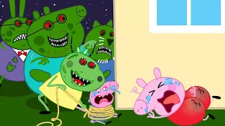 Peppa Zombie Apocalypse, Zombies Appear At Aquarium - Peppa Pig Funny Animation