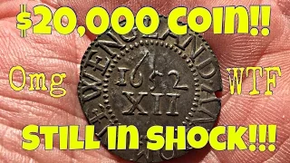 WOW! $20,000 Coin Dug Metal Detecting!! Find of a LIFETIME! Unreal! XP Deus, AT Gold