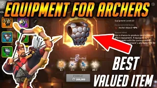 How to Build Equipment Archer Set-Up [ Tips and Guide ]  | Rise of Kingdoms