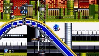 Sonic Mania (PC) - Chemical Plant 1 Speedrun in 29"76 [Sonic]