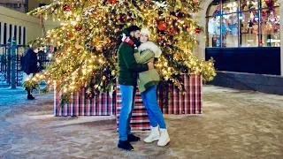 🥶💙Frozen Love. Moscow Christmas Walk 🎄 New Year Market on Revolution Square