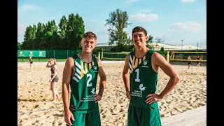 BUCS Beach Volleyball Champions 2022 | Noah Goalen and Tristan Santoyo