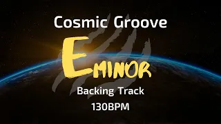 Atmospheric Cosmic Groove Guitar Backing Track in Em