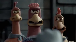 Chicken Run | 👊🐔🦶 Chicken Fight in the Mud Scene 👊🐔🦶