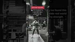 Zercher Squats for MMA / Athletes #shorts