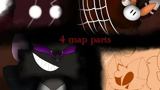 Four Halloween map parts