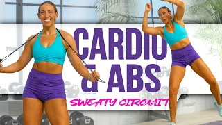 40 Minute Cardio and Abs Sweaty Circuit Workout | Breakthrough - Day 2