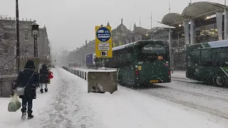 Union Street in the snow this morning #Aberdeen #Scotland