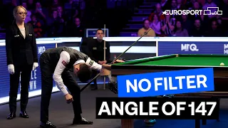 🎥 No Filter Angle: Ding Junhui's masterful 147 break at The Masters against Ronnie O'Sullivan 🔥😮‍💨