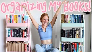 Organizing Every Book I Own + Building a new book cart!