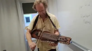 Henryk Playing the Nyckelharpa