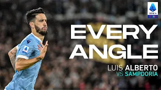 Luis Alberto’s peach of a goal | Every Angle | Lazio-Sampdoria | Serie A 2021/22