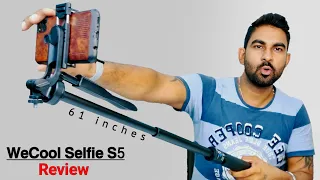 WeCool S5 Longest Selfie Stick and Tripod Review ||