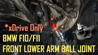 BMW F10/F11 Front Lower Arm Ball Joint Replacement DIY