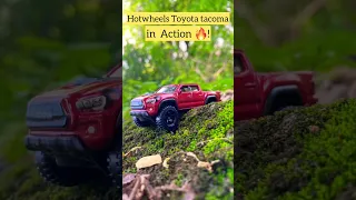 Hotwheels Toyota Tacoma in Action🔥! #hotwheels #diecast #tomica #hotwheelscollector #majorette