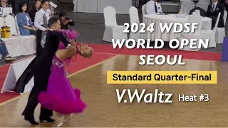 Volodymyr Kasilov & Yulia Dreier | Standard QF V.Waltz Heat.3 | 2024 WDSF World Open in Seoul