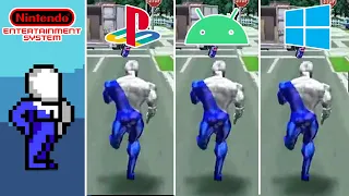 Pepsiman (1999) NES vs PlayStation 1 vs Android vs Windows (Which One is Better!)