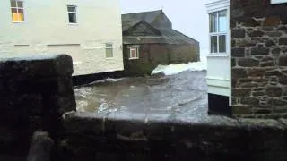 Newlyn high tide 14th Feb 2014