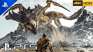 (PS5) GOD OF WAR - Kratos vs Dragon | ULTRA Realistic Graphics Gameplay [4K 60FPS HDR]