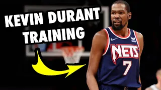 Kevin Durant Basketball Drills Training Session