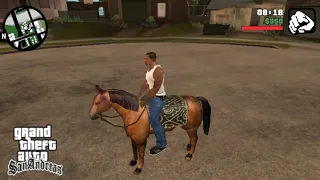 أخيرا وجدت الحصان 🐎😍 في لعبة GTA San Andreas