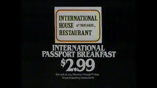 1989 IHOP "International Passport Breakfast" TV Commercial