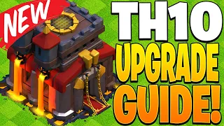 NEW TH10 UPGRADE GUIDE! - Clash of Clans