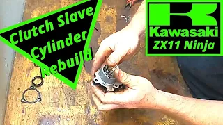 Kawasaki ZX11 Clutch Slave Cylinder Rebuild