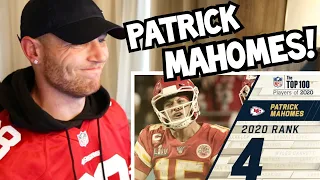 Rugby Player Reacts to PATRICK MAHOMES (Kansas City Chiefs QB) #4 The NFL Top 100 Players of 2020!