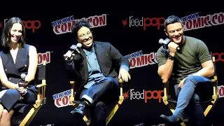 Professor Marston & the Wonder Women (Luke Evans, Rebecca Hall) NYCC 2017