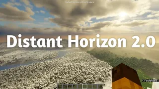 Is this minecraft anymore? | Distant Horizon 2.0 + Bliss Shaders  (512 Chunks) 4K