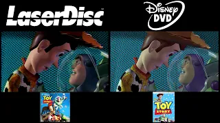 Toy Story Laserdisc VS DVD Comparision: Gas Station Brawl