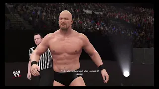 WWE 2K16 (2K Showcase) Austin 3:16 Ep 10 - Stone Cold Steve Austin VS Mr McMahon & Shane McMahon