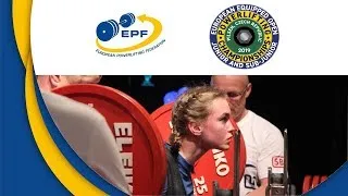 Junior Women, 43 to 63 kg - European Equipped Powerlifting Championships 2019