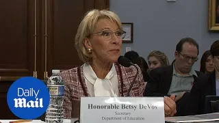 Betsy DeVos defends plan to cut funding for the Special Olympics