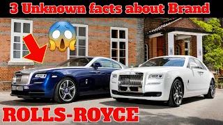 3 Unknown facts about ROLLS-ROYCE 😱 #shorts #rollsroyce