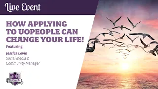 Live Event: How Applying to UoPeople Can Change Your Life