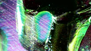 Bismut unter dem Mikroskop  @MicroworldX  #bismuth