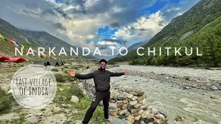 Spiti Valley Bike trip | Day-3 | Narkanda to Chitkul |Last village of India |Tibet border|Himanchal