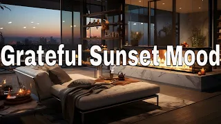 [4K] After Work with the Sunset in the Single Apartment | Jazz Music for Relaxation