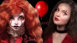 ДОЧЬ КЛОУНА ПЕННИВАЙЗА “ОНО”! ООАК-кукла ПенниНайс, обзор на Halloween/Хэллоуин