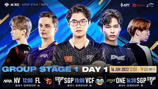 AIC 2022 | Group Stage Day 1 - Garena AOV Indonesia