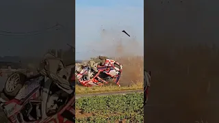 HUGE CRASH/ Rallye Ypres 2023 / Lefebvre car 1