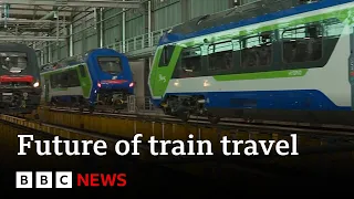 Inside Europe's trailblazing hybrid trains - BBC News