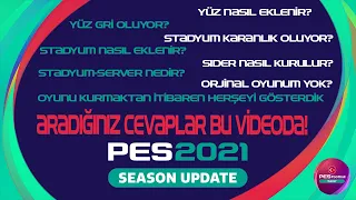 PES 2021 Oyuna Yama Nasıl Eklenir? | Bypass | Sider | Stadyum-server Kurulumları