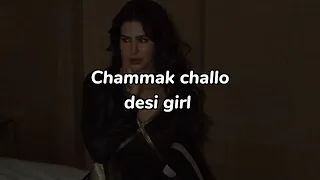 Chammak challo - sped up