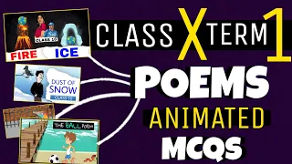 Class 10 english term 1 one shot with MCQs - All poems of first flight in one video for class 10🔥