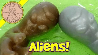 Aliens In Green Slime, Aren't They Cute!