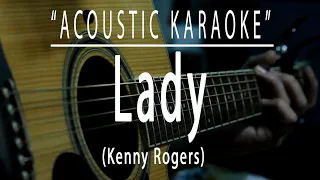 Lady - Kenny Rogers (Acoustic karaoke)